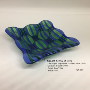 Optic Topix Dish – Green /Blue (5x5)