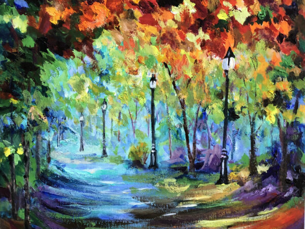 Laurie Parker Colorful Tree