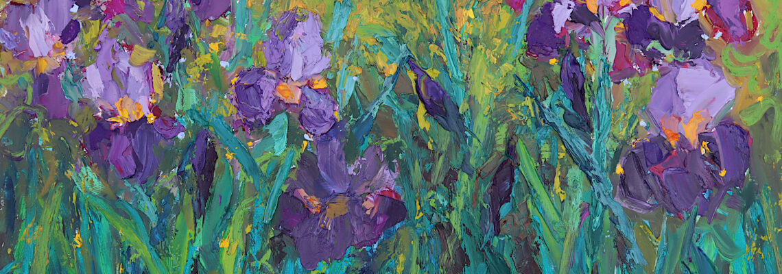 Tangle of Iris by Maggie Capetini