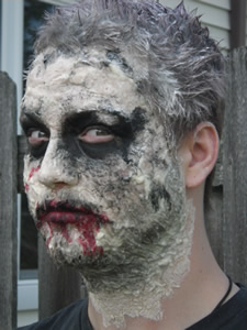 Zombie Face Paint Sample