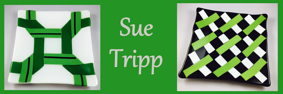 Sue Tripp Fused Glass Plates