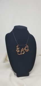 Whimsical Wire copper necklace