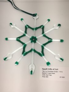Lg. Snowflake (Green – 10 in)