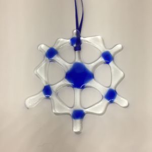 Small Snowflake (Blue – 4.5 in)