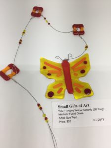 Hanging Yellow Butterfly - 26”